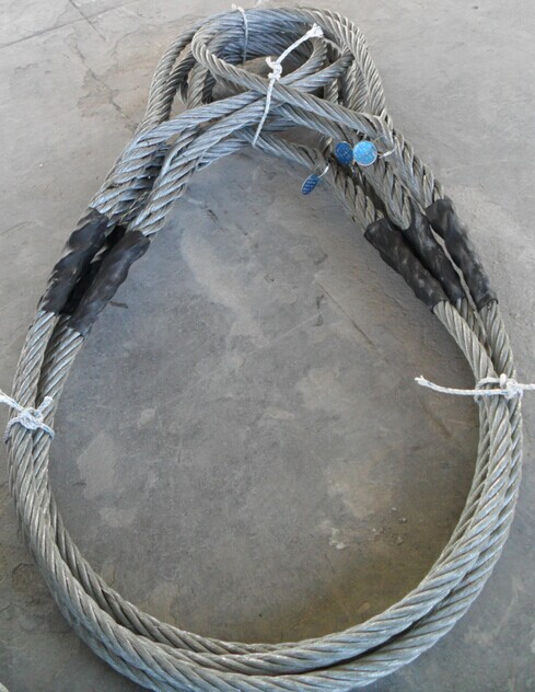 尼龙复合钢丝绳索具价格-大吨位合成纤维吊装带-江苏浩博机械设备有限公司